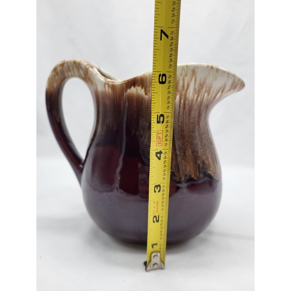 McCoy Brown Drip Glaze Pitcher - Picture 4 of 4